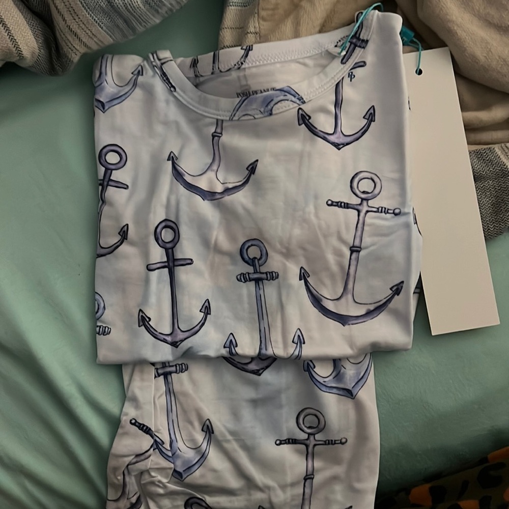 Posh peanut shorts and short sleeve pajamas
